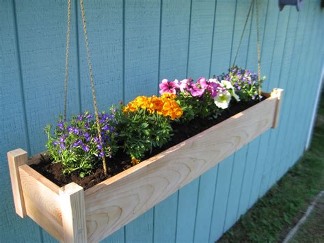 hanging metal flower box|outdoor hanging flower boxes.